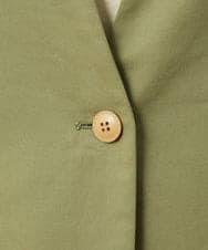 GJJJB04250 Jocomomola(ホコモモラ) Encaje de Animal フラワーレースジレ グリーン