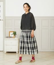 GJJJB52250 Jocomomola(ホコモモラ) テンセルシアーショートジャケット ダークグレー