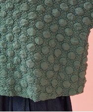 GJJJE40240 Jocomomola(ホコモモラ) Burbuja ドットフクレジャカードライトジャケット グリーン