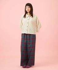 GJJJE40240 Jocomomola(ホコモモラ) Burbuja ドットフクレジャカードライトジャケット アイボリー