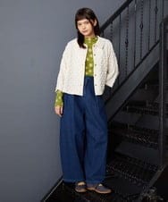 GJJJE40240 Jocomomola(ホコモモラ) Burbuja ドットフクレジャカードライトジャケット アイボリー