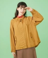 GJJJT39260 Jocomomola(ホコモモラ) テンセルピーチ ライトブルゾン ベージュ