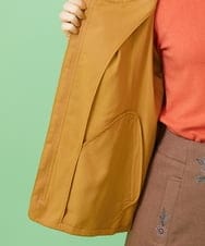 GJJJT39260 Jocomomola(ホコモモラ) テンセルピーチ ライトブルゾン ベージュ