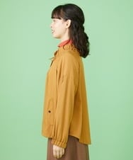 GJJJT39260 Jocomomola(ホコモモラ) テンセルピーチ ライトブルゾン ベージュ