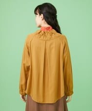 GJJJT39260 Jocomomola(ホコモモラ) テンセルピーチ ライトブルゾン ベージュ
