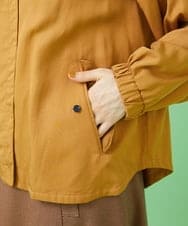 GJJJT39260 Jocomomola(ホコモモラ) テンセルピーチ ライトブルゾン ベージュ