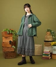 GJJLA38260 Jocomomola(ホコモモラ) Camino de areno マウンテンパーカー グリーン
