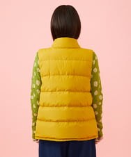 GJJLD31300 Jocomomola(ホコモモラ) 【ダブルポイント】2WAY リバーシブルダウンベスト マスタード