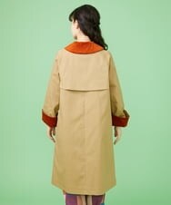 GJJLS02360 Jocomomola(ホコモモラ) Paseo ステンカラーコート ベージュ