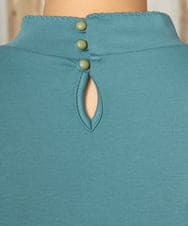 GJKAD33110 Jocomomola(ホコモモラ) ベアスムース 配色刺繍カットソー ベージュ