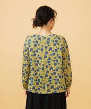 GJKAE36170 Jocomomola(ホコモモラ) Calle de la Bola ドットプリントカットソー グリーン