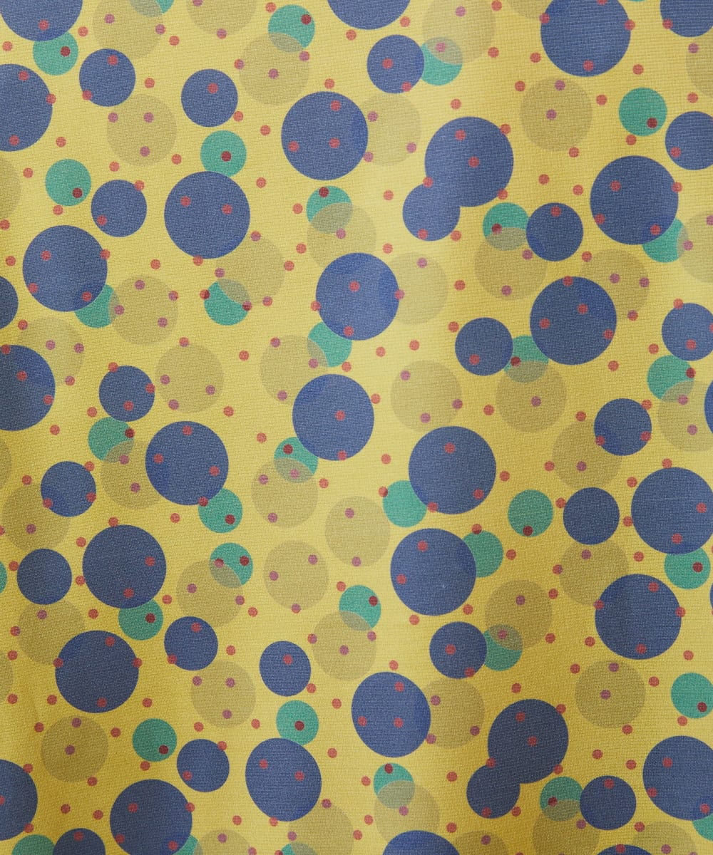 GJKAE36170 Jocomomola(ホコモモラ) Calle de la Bola ドットプリントカットソー グリーン