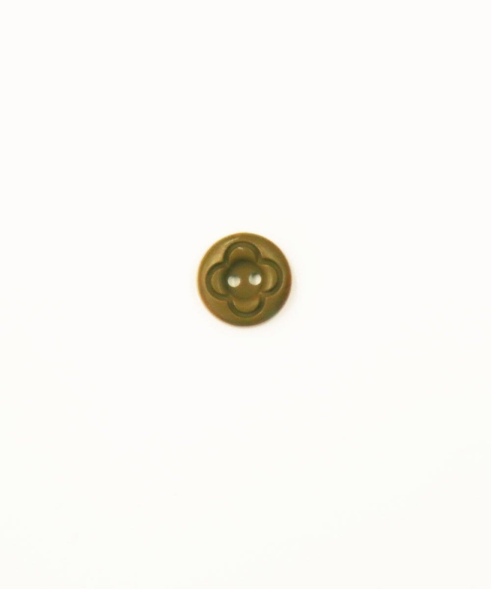 GJKAE37170 Jocomomola(ホコモモラ) 【早割10%OFF】フラワー刺繍プルオーバーカットソー グリーン