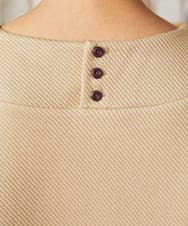 GJKAE37170 Jocomomola(ホコモモラ) Florecer フラワー刺繍プルオーバーカットソー ベージュ