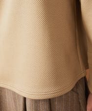 GJKAE37170 Jocomomola(ホコモモラ) Florecer フラワー刺繍プルオーバーカットソー ベージュ