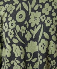 GJKAE38200 Jocomomola(ホコモモラ) Paseo de las flores フラワージャカードカットソー ブルー