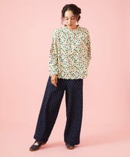 GJKAG70190 Jocomomola(ホコモモラ) Mural dot プリントカットソー アイボリー