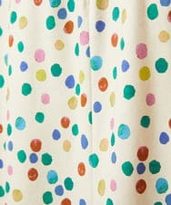 GJKAG70190 Jocomomola(ホコモモラ) Mural dot プリントカットソー アイボリー