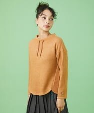 GJKAW37160 Jocomomola(ホコモモラ) Hogar 鳥刺繍カットソー ベージュ