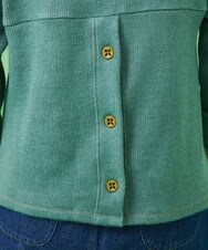 GJKAW37160 Jocomomola(ホコモモラ) Hogar 鳥刺繍カットソー ベージュ