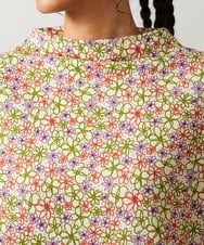 GJKCD30180 Jocomomola(ホコモモラ) Rocinante フラワープリント裏毛カットソー アイボリー