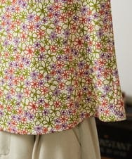 GJKCD30180 Jocomomola(ホコモモラ) Rocinante フラワープリント裏毛カットソー アイボリー