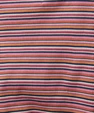 GJKCD31130 Jocomomola(ホコモモラ) Dentado ボーダーハイネックカットソー ピンク