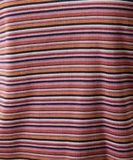 GJKCD32120 Jocomomola(ホコモモラ) Dentado ボーダー襟付きカットソー グリーン