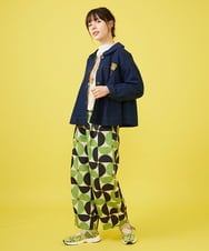 GJKDA31110 Jocomomola(ホコモモラ) ベアスムースレース切り替えカットソー アイボリー