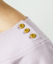 GJKDD01200 Jocomomola(ホコモモラ) Palominos flor フラワーアップリケカットソー ピンク