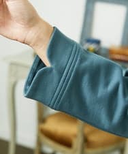 GJKDD01200 Jocomomola(ホコモモラ) Palominos flor フラワーアップリケカットソー ブルー