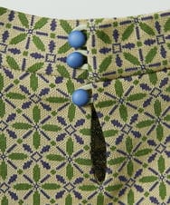 GJKDD31180 Jocomomola(ホコモモラ) Armadura de flores ジャカードカットソー ベージュ