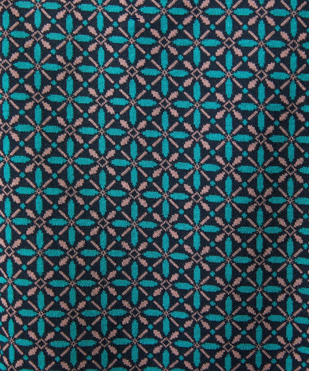 GJKDD31180 Jocomomola(ホコモモラ) Armadura de flores ジャカードカットソー ネイビー