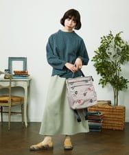 GJKDD31180 Jocomomola(ホコモモラ) Armadura de flores ジャカードカットソー ネイビー