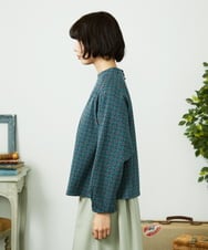 GJKDD31180 Jocomomola(ホコモモラ) Armadura de flores ジャカードカットソー ネイビー