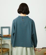 GJKDD31180 Jocomomola(ホコモモラ) Armadura de flores ジャカードカットソー ネイビー