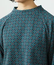 GJKDD31180 Jocomomola(ホコモモラ) Armadura de flores ジャカードカットソー ネイビー