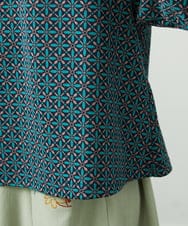 GJKDD31180 Jocomomola(ホコモモラ) Armadura de flores ジャカードカットソー ネイビー