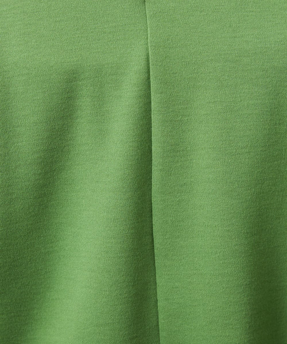 GJKDD32120 Jocomomola(ホコモモラ) ベアスムース 配色フラワー刺繍カットソー グリーン