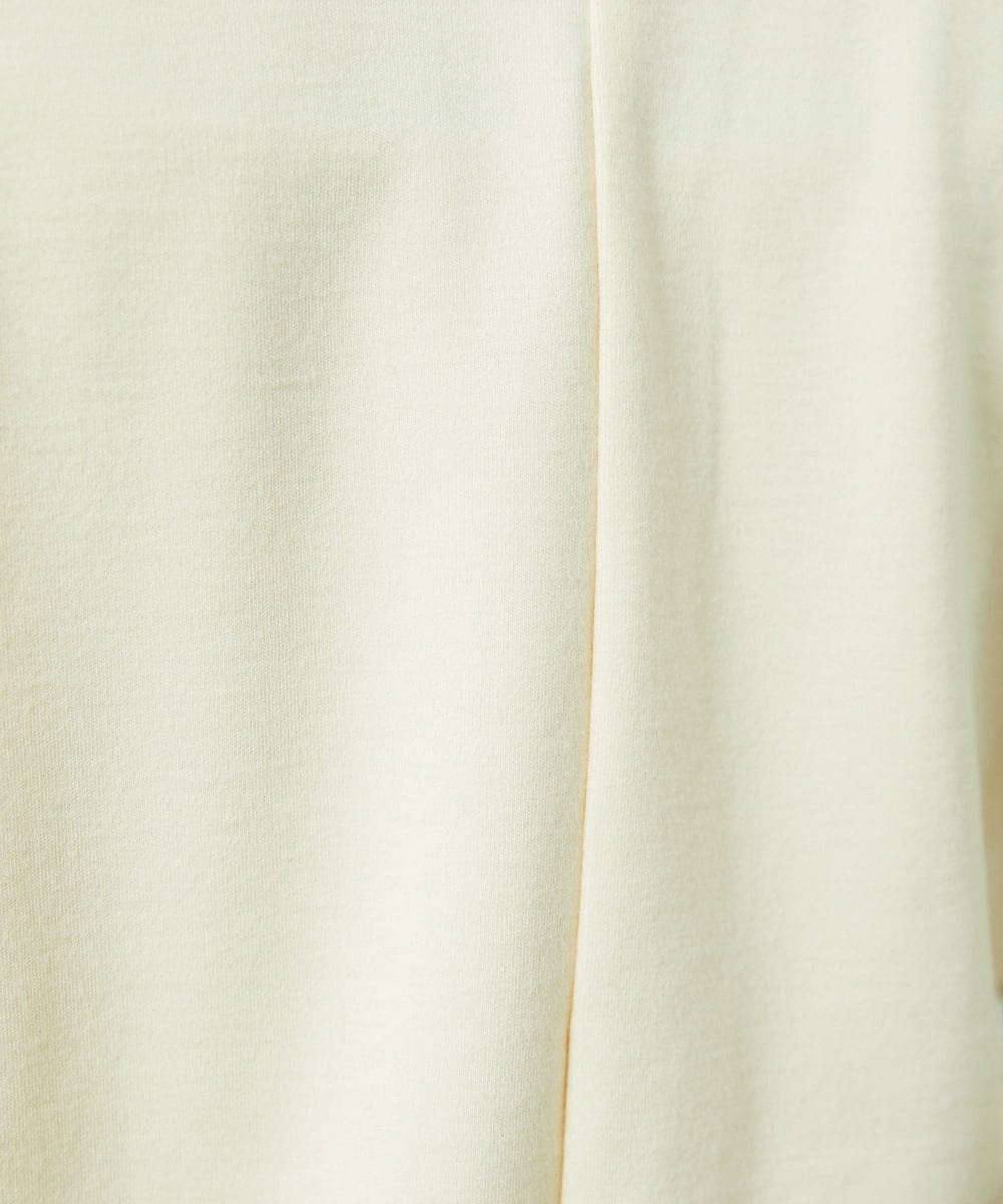 GJKDD32120 Jocomomola(ホコモモラ) ベアスムース 配色フラワー刺繍カットソー アイボリー