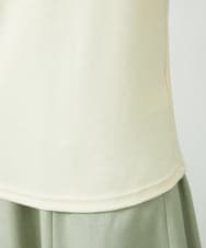 GJKDD33110 Jocomomola(ホコモモラ) ベアスムース  レース切り替えカットソー アイボリー