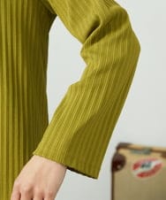 GJKDD34140 Jocomomola(ホコモモラ) 【2WAY】Tierras de cuitivo フラワー刺繍カットソー マスタード