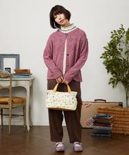 GJKDD35120 Jocomomola(ホコモモラ) Tierras de cuitivo メロウハイネックカットソー アイボリー