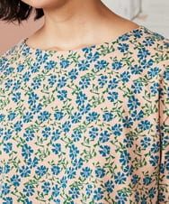 GJKDE36180 Jocomomola(ホコモモラ) Los molinos de vient フラワープリントカットソー ピンク