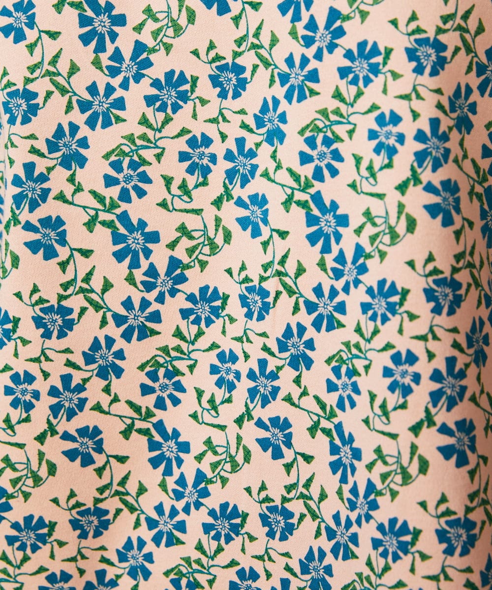 GJKDE36180 Jocomomola(ホコモモラ) Los molinos de vient フラワープリントカットソー ピンク