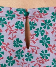 GJKDE36180 Jocomomola(ホコモモラ) Los molinos de vient フラワープリントカットソー ラベンダー