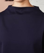 GJKDE38180 Jocomomola(ホコモモラ) Rebote シルケットフライスプリントカットソー ネイビー