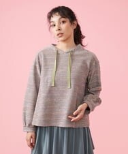 GJKDT36200 Jocomomola(ホコモモラ) Vestibulo ウラケジャカードプルオーバー レッド
