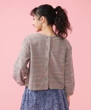 GJKDT37200 Jocomomola(ホコモモラ) 【2WAY】Vestibulo ウラケジャカードプルオーバー レッド
