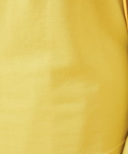 GJKDV33090 Jocomomola(ホコモモラ) T/R ベアスムース フラワー刺繍ハイネックカットソー ライトイエロー